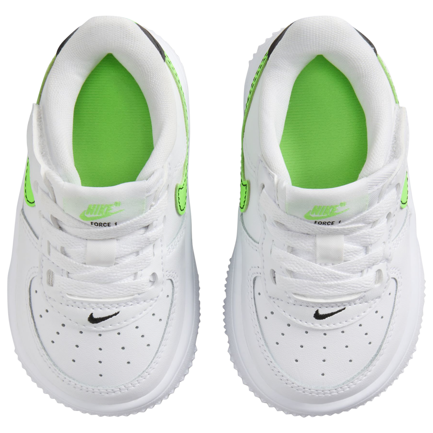 Nike Air Force 1 Low EasyOn - Boys' Toddler - White/Green Strike/Black