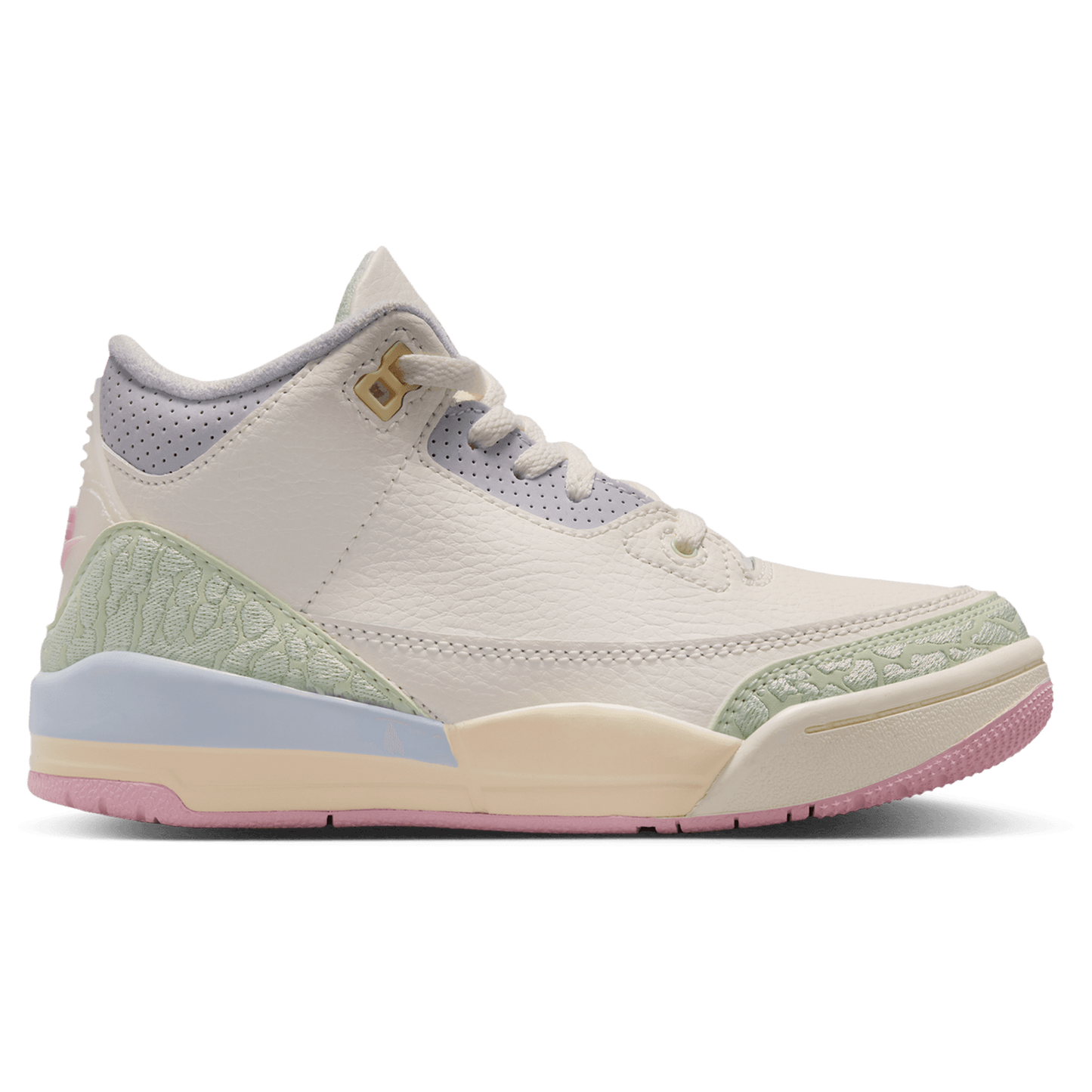 Jordan Retro 3 - Boys' Preschool - Pink/Green/White