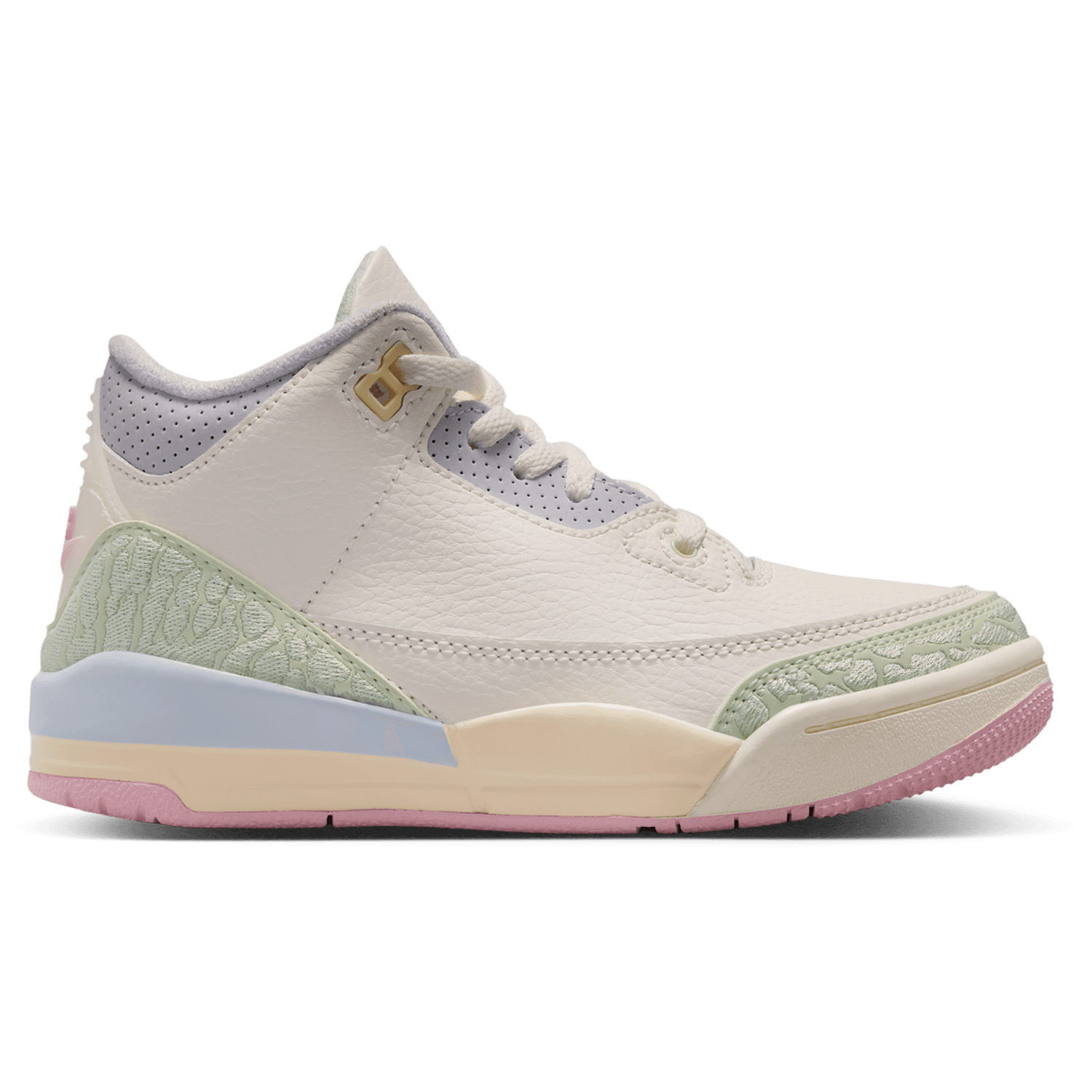 Jordan Retro 3 - Boys' Preschool - Pink/Green/White