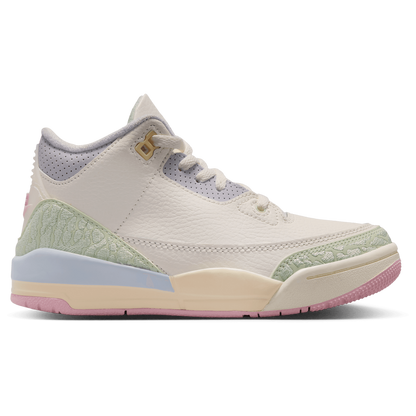 Jordan Retro 3 - Boys' Preschool - Pink/Green/White