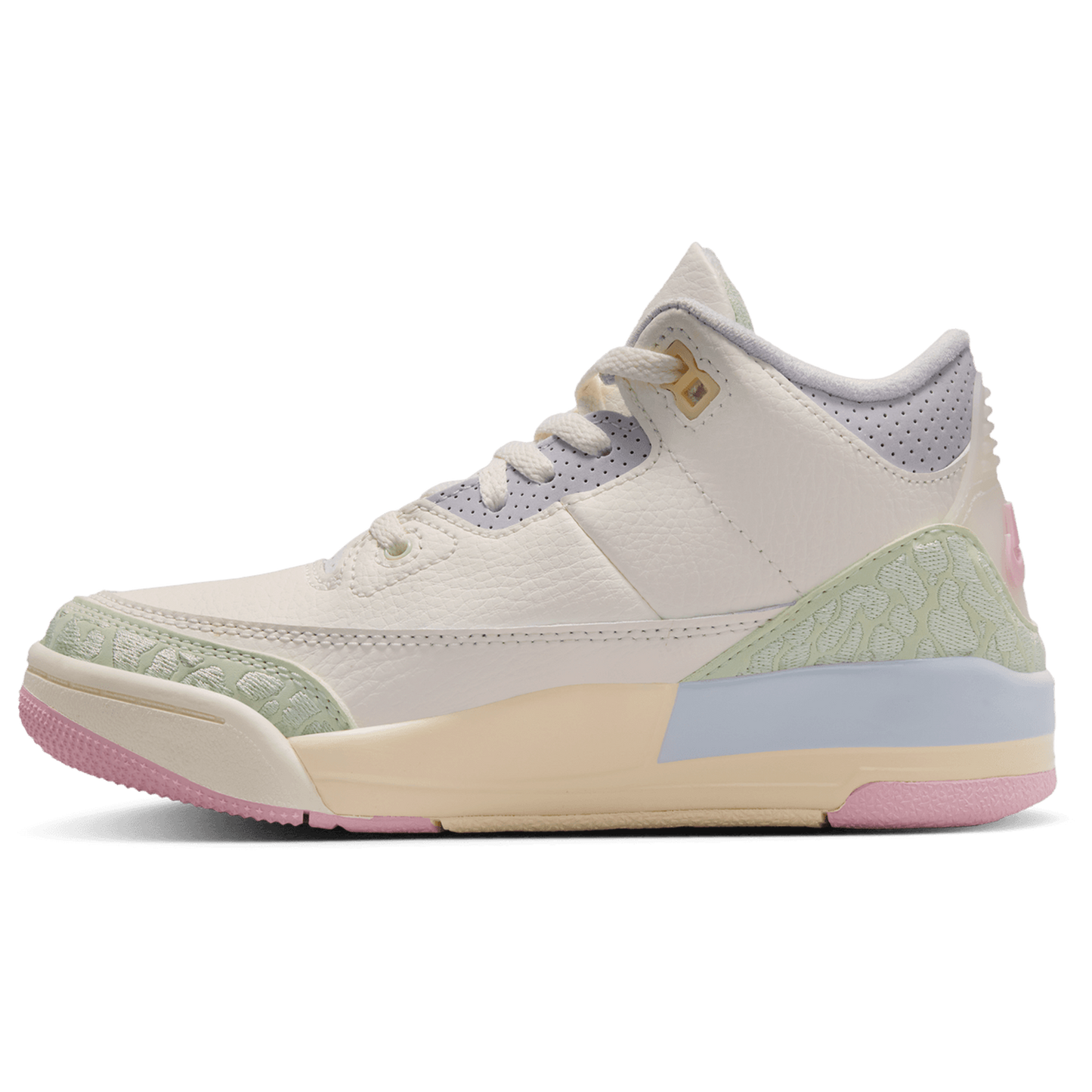 Jordan Retro 3 - Boys' Preschool - Pink/Green/White