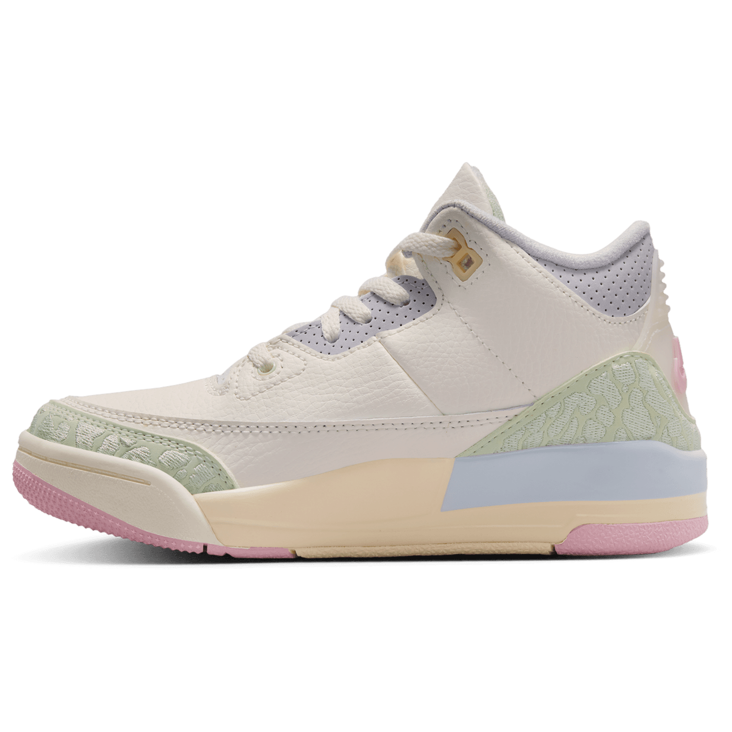 Jordan Retro 3 - Boys' Preschool - Pink/Green/White