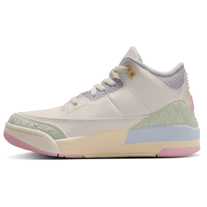 Jordan Retro 3 - Boys' Preschool - Pink/Green/White
