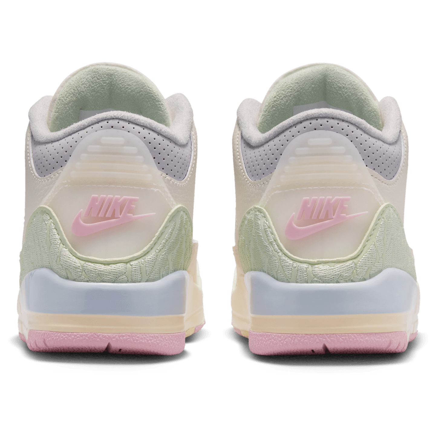 Jordan Retro 3 - Boys' Preschool - Pink/Green/White