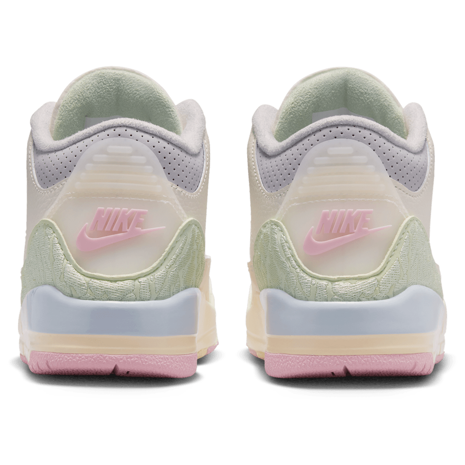 Jordan Retro 3 - Boys' Preschool - Pink/Green/White
