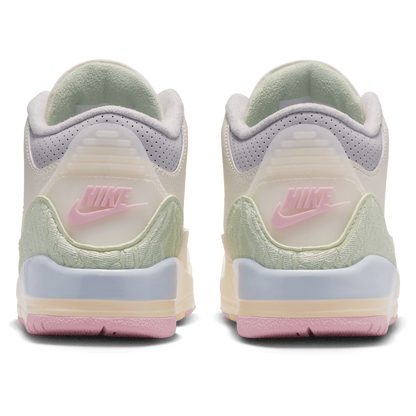 Jordan Retro 3 - Boys' Preschool - Pink/Green/White