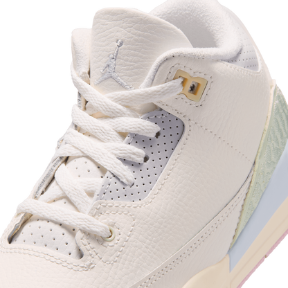 Jordan Retro 3 - Boys' Preschool - Pink/Green/White