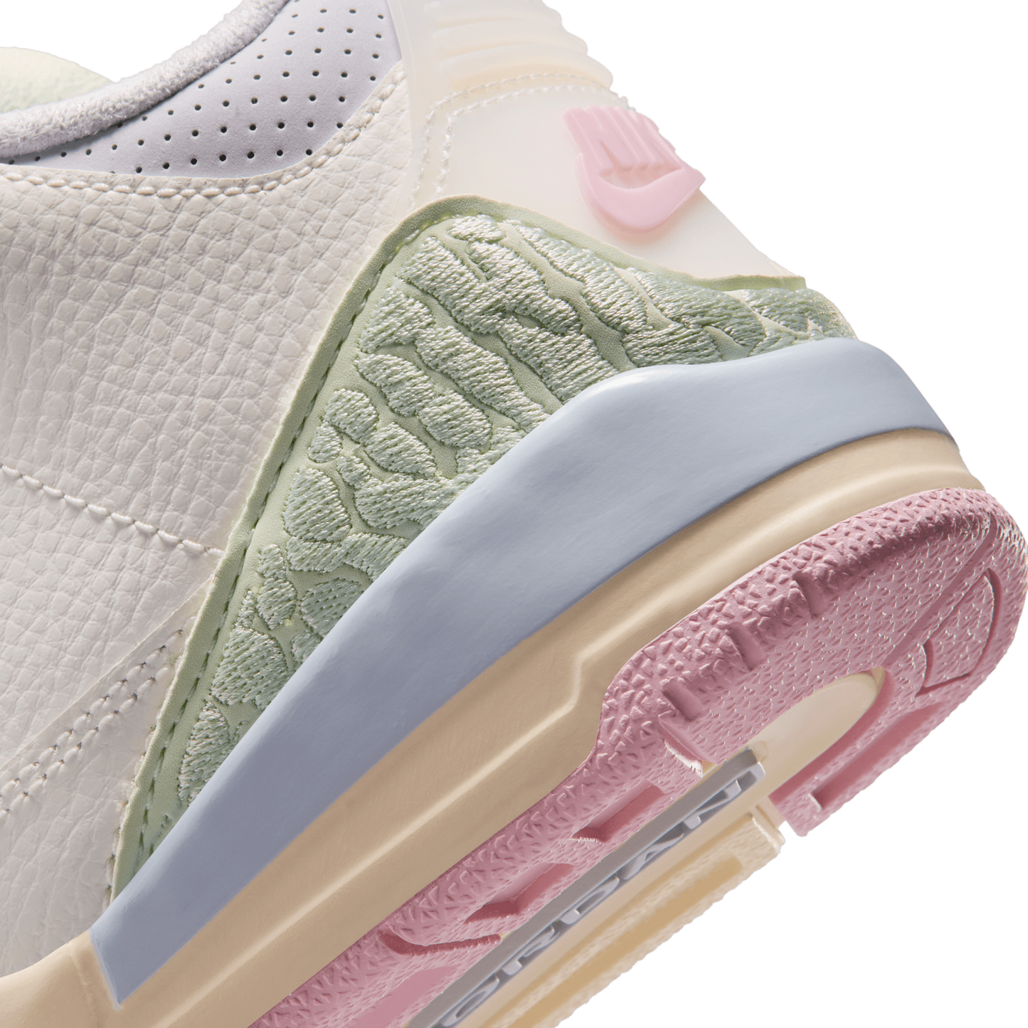 Jordan Retro 3 - Boys' Preschool - Pink/Green/White