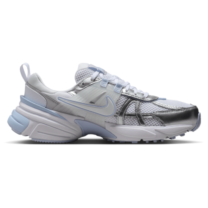 Nike V2K Run - Women's - White/Mtlc Silver/White