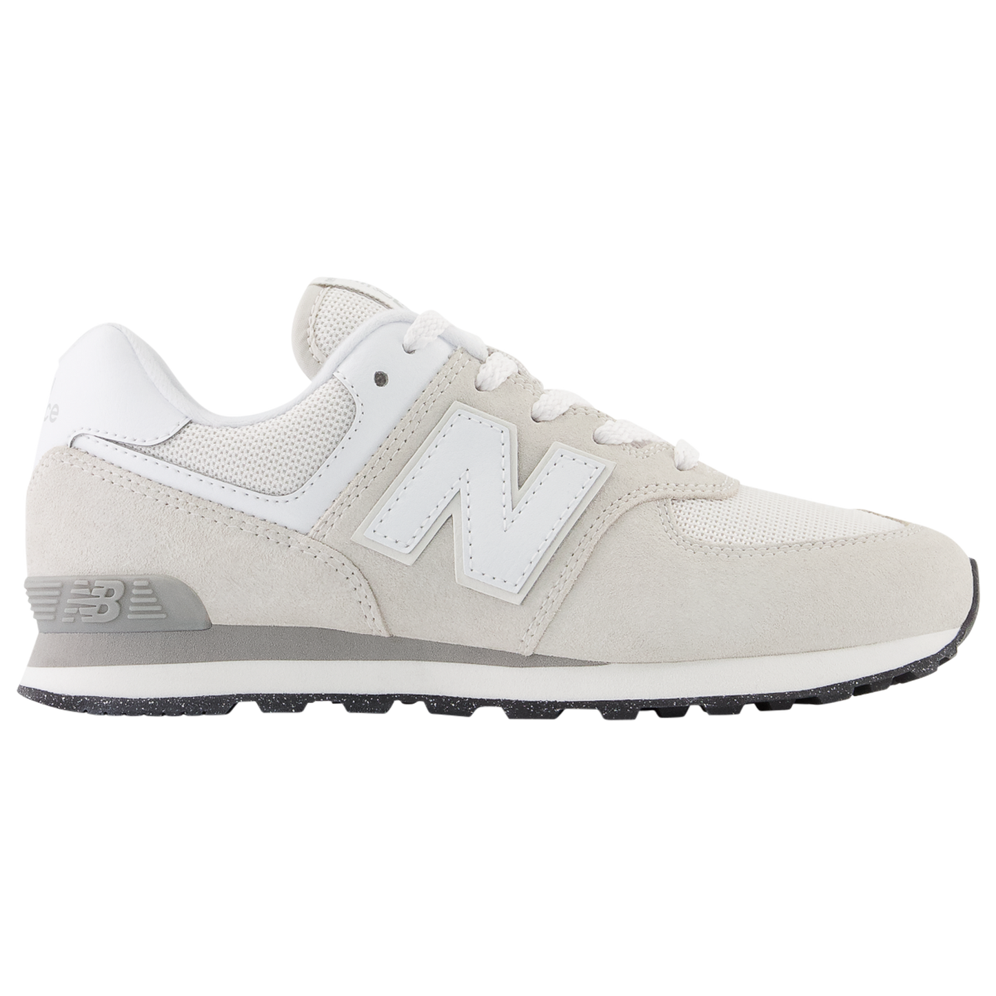 New Balance 574 - Boys' Grade School - White/Grey