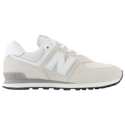 New Balance 574 - Boys' Grade School - White/Grey