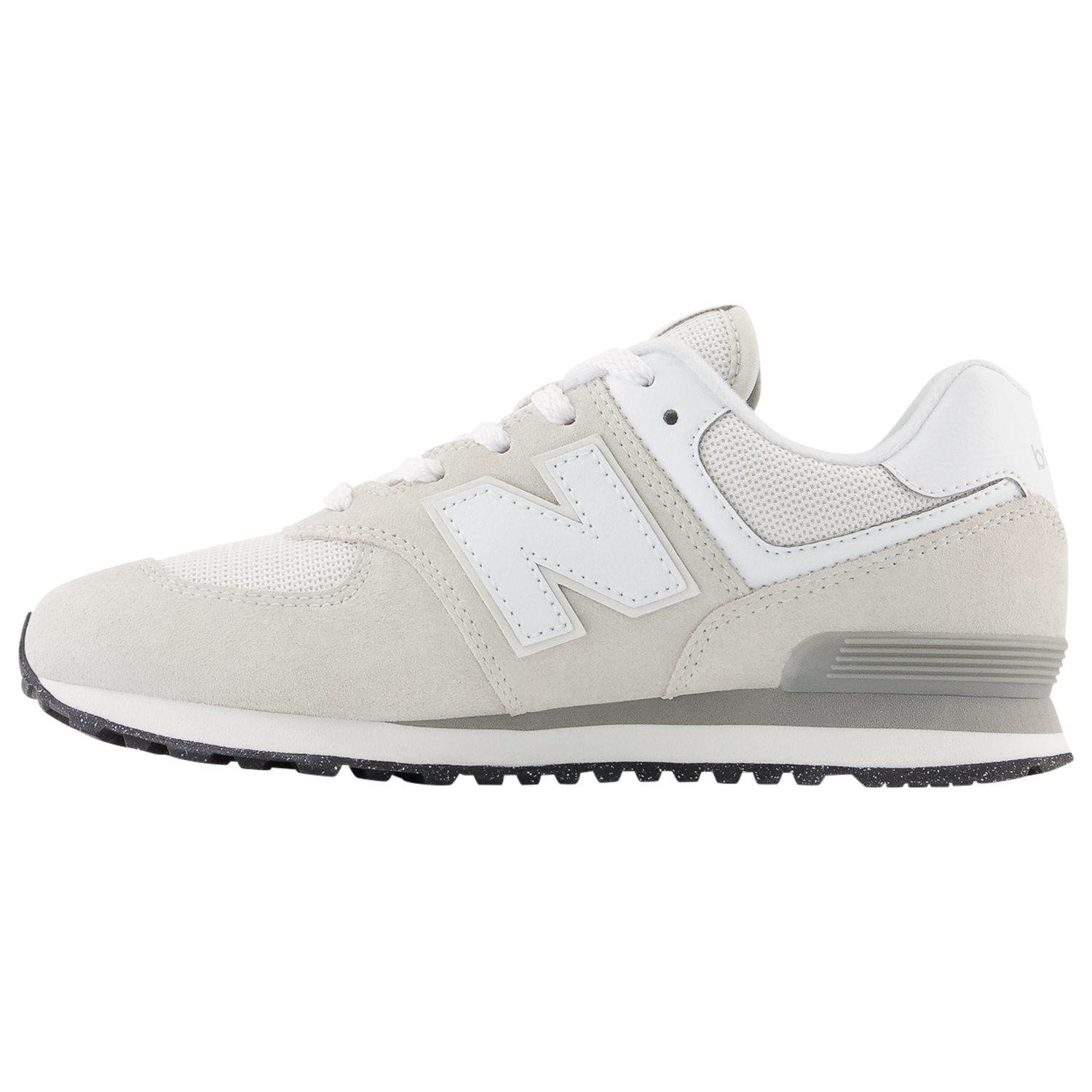 New Balance 574 - Boys' Grade School - White/Grey
