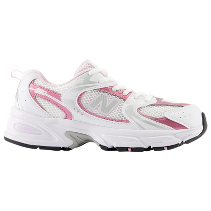 New Balance 530 - Girls' Grade School - White/Pink/Silver