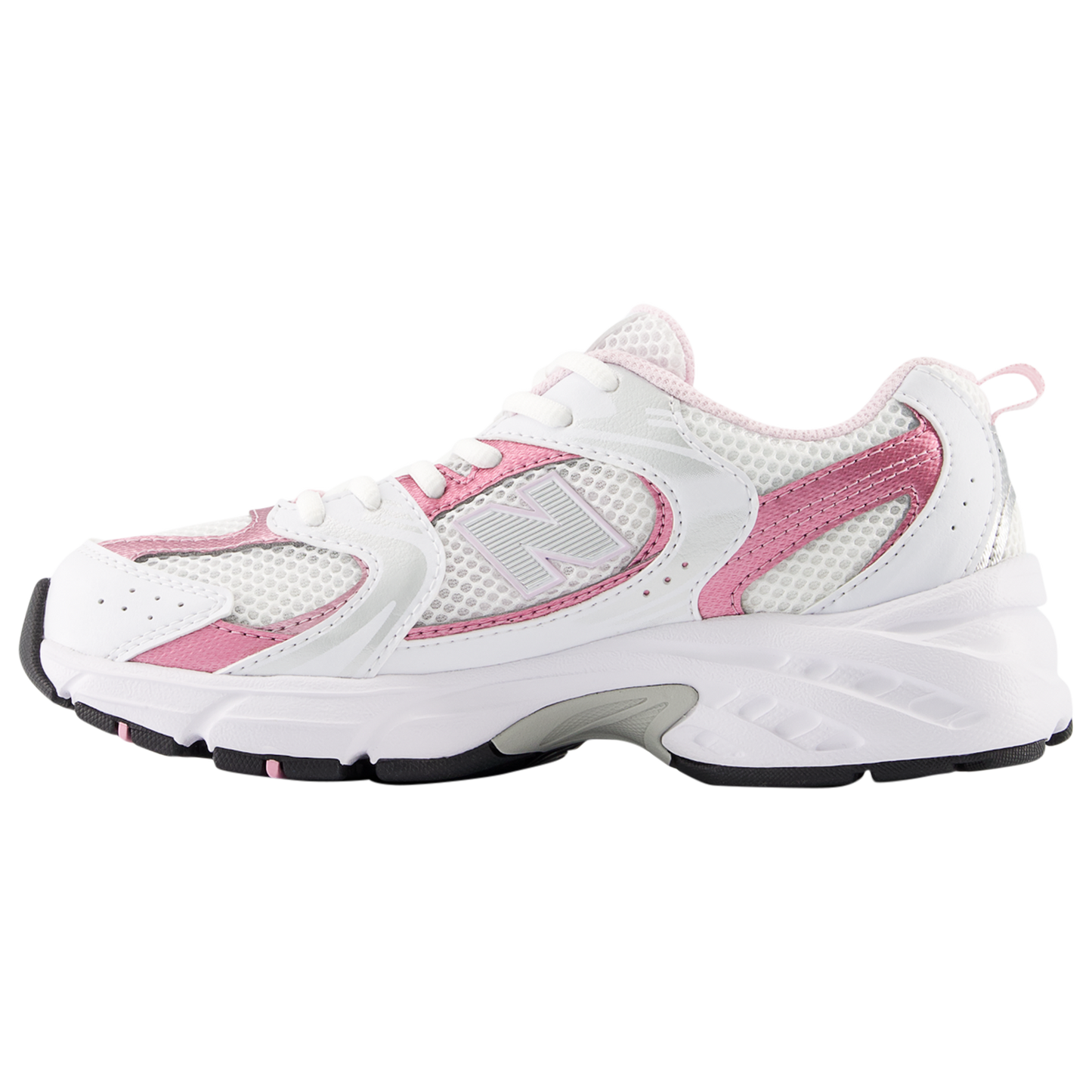 New Balance 530 - Girls' Grade School - White/Pink/Silver