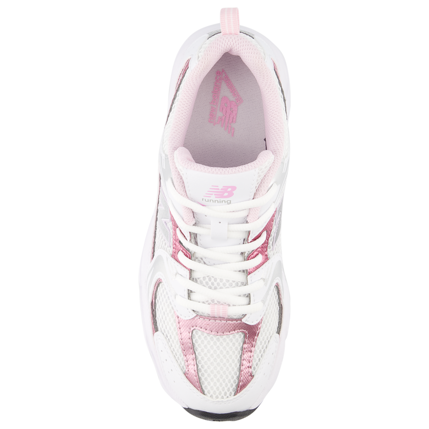 New Balance 530 - Girls' Grade School - White/Pink/Silver