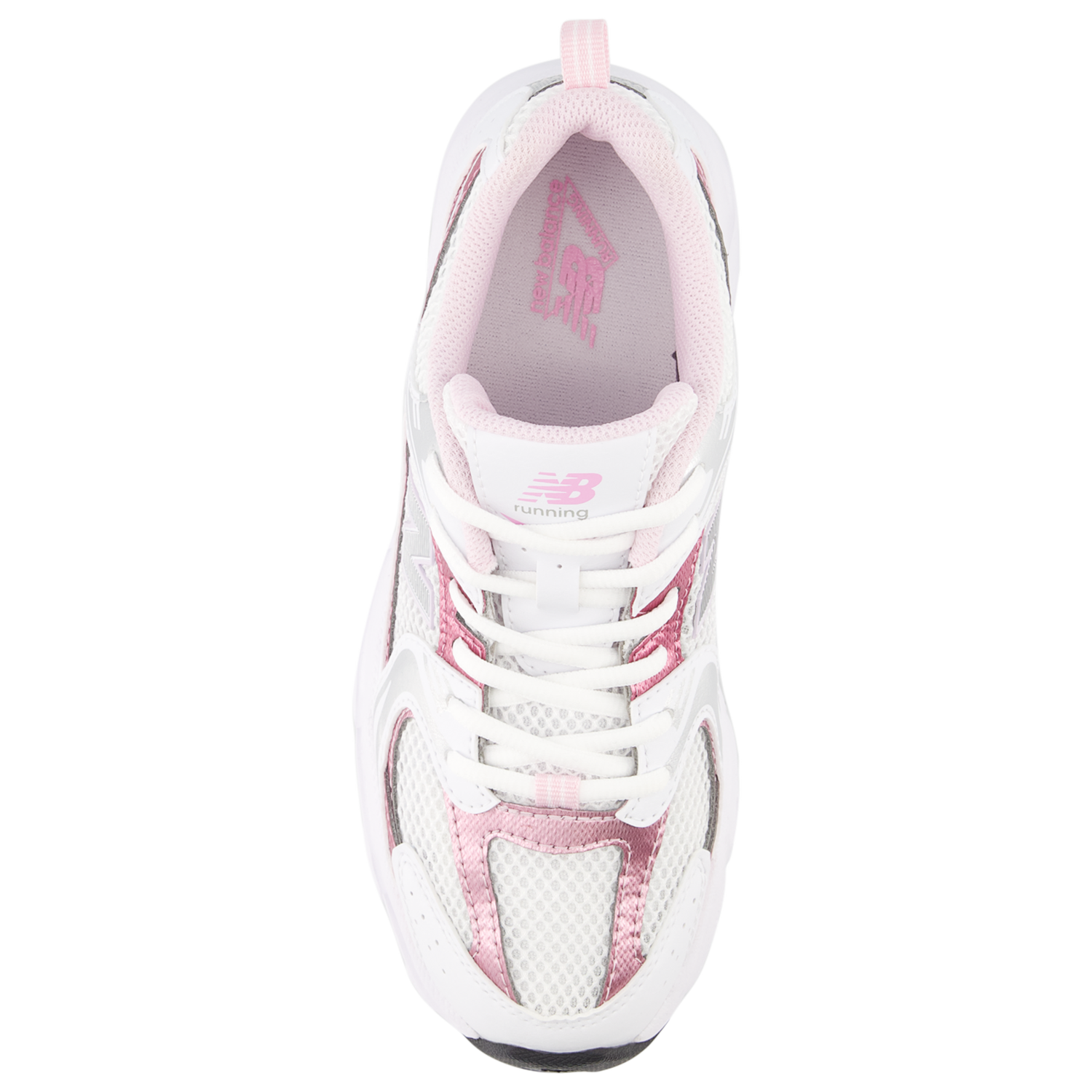 New Balance 530 - Girls' Grade School - White/Pink/Silver