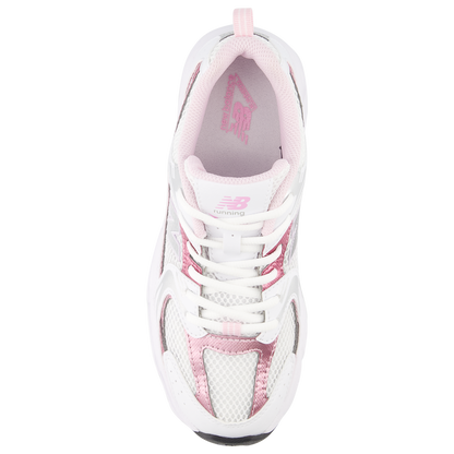 New Balance 530 - Girls' Grade School - White/Pink/Silver