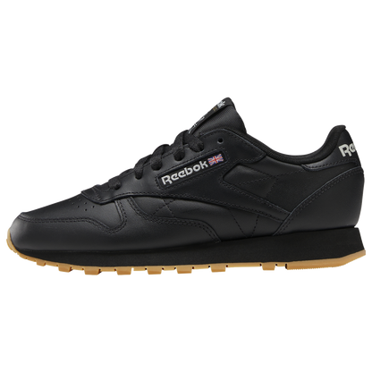Reebok Classic Leather - Women's - Black/Grey