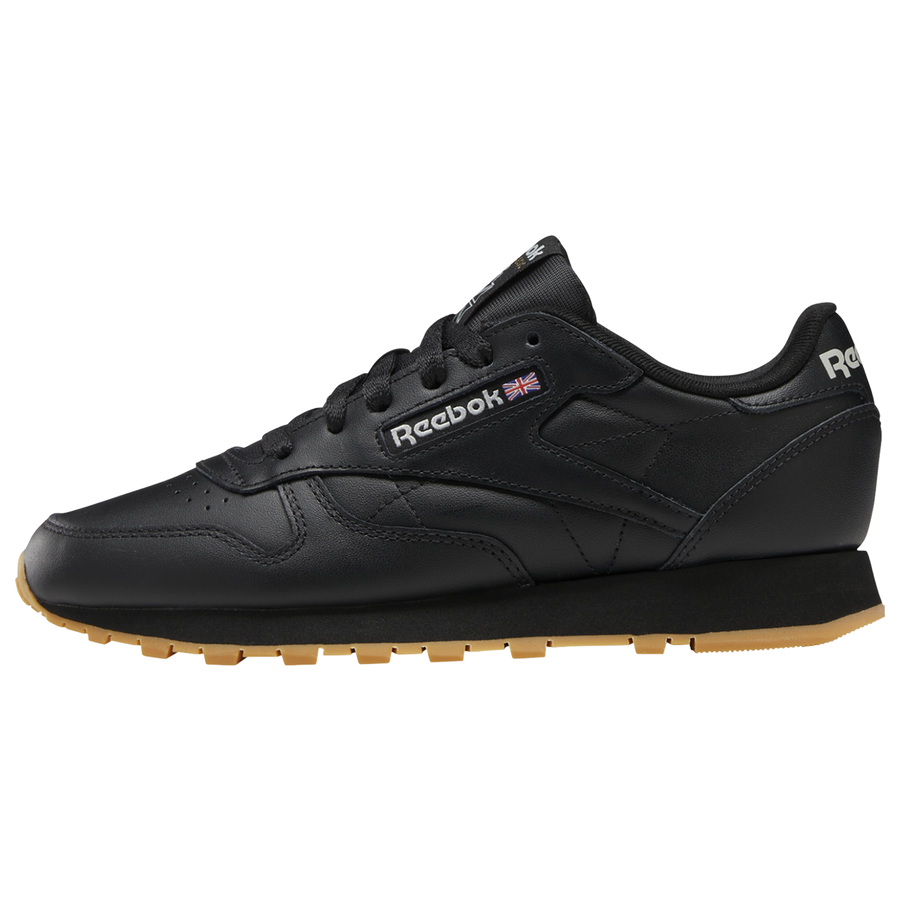 Reebok Classic Leather - Women's - Black/Grey