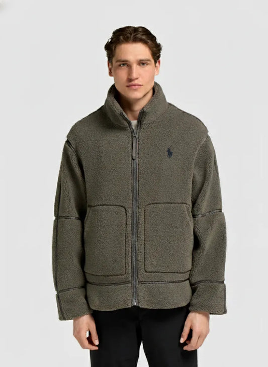 Teddy Tape Jacket - White Sand