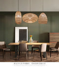 Bamboo Rattan Modern Pendant Light