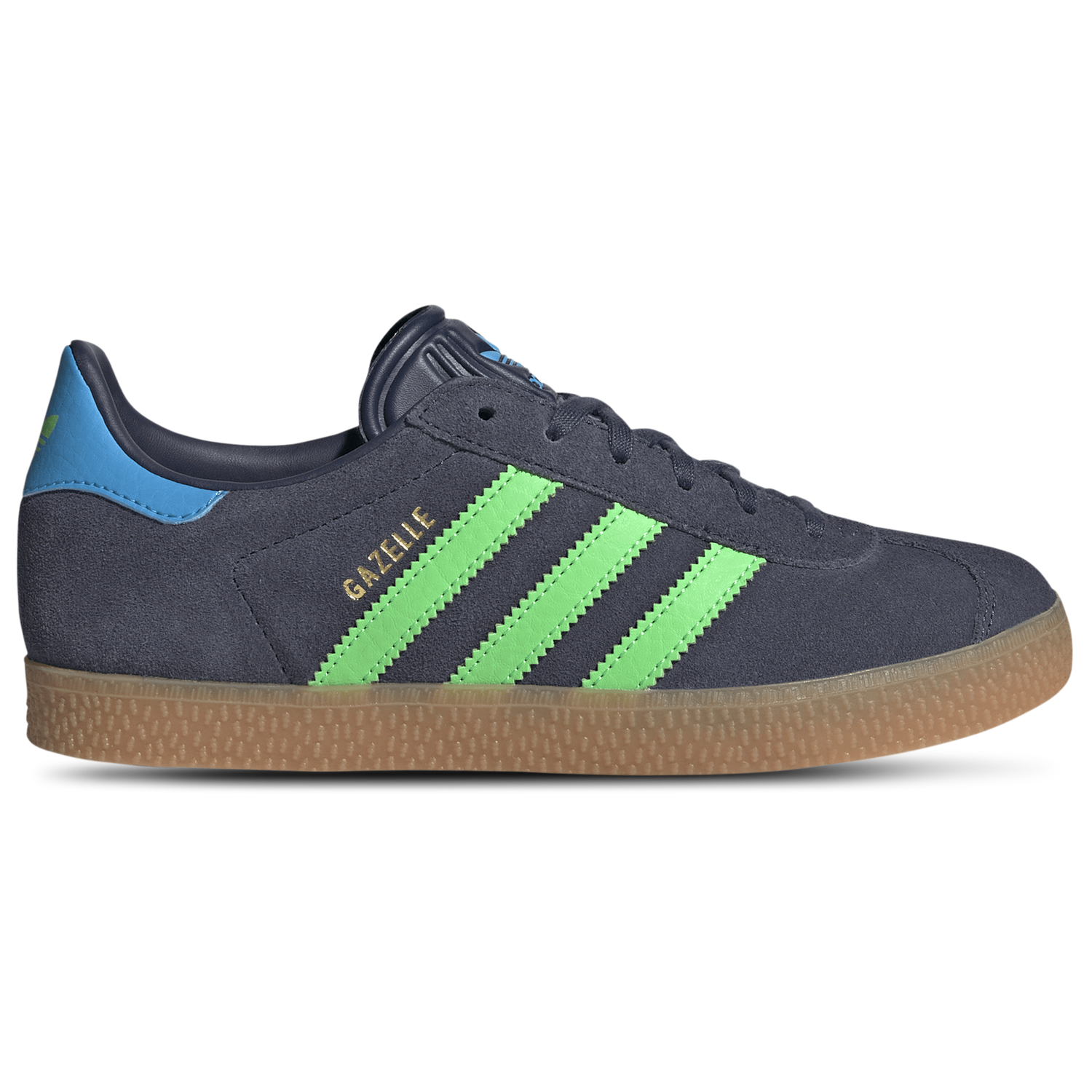 adidas Originals Gazelle - Boys' Grade School - Shadow Navy/Screaming Green/Aquamarine