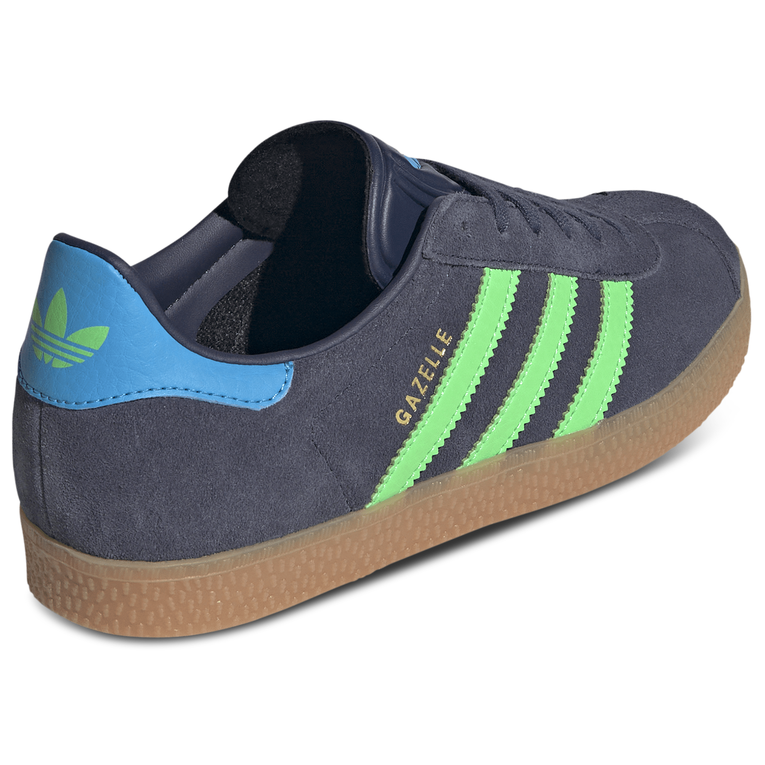 adidas Originals Gazelle - Boys' Grade School - Shadow Navy/Screaming Green/Aquamarine