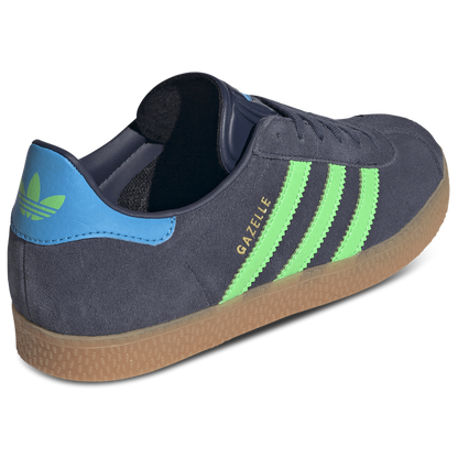 adidas Originals Gazelle - Boys' Grade School - Shadow Navy/Screaming Green/Aquamarine