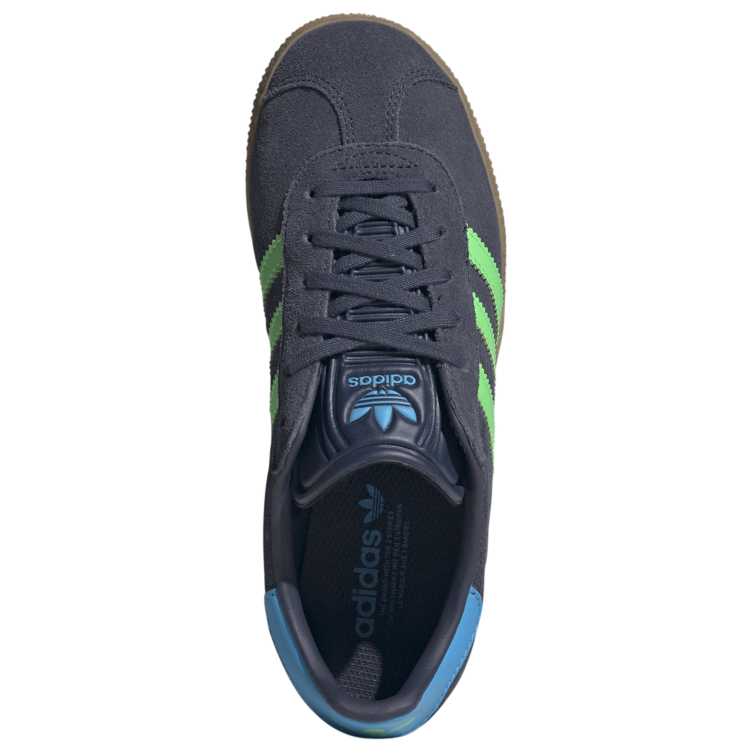 adidas Originals Gazelle - Boys' Grade School - Shadow Navy/Screaming Green/Aquamarine