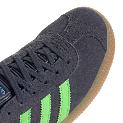 adidas Originals Gazelle - Boys' Grade School - Shadow Navy/Screaming Green/Aquamarine