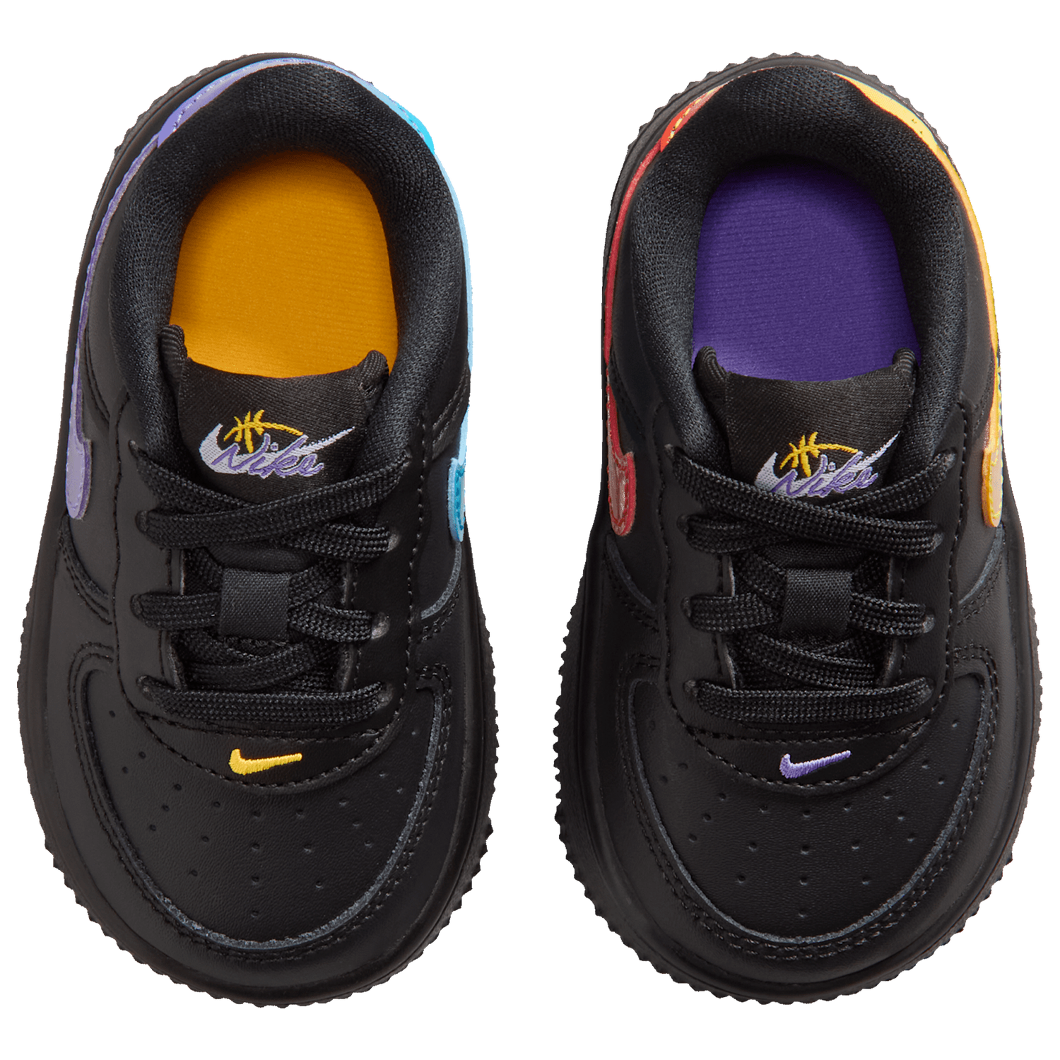 Nike Air Force 1 Low - Boys' Toddler - Purple/Black