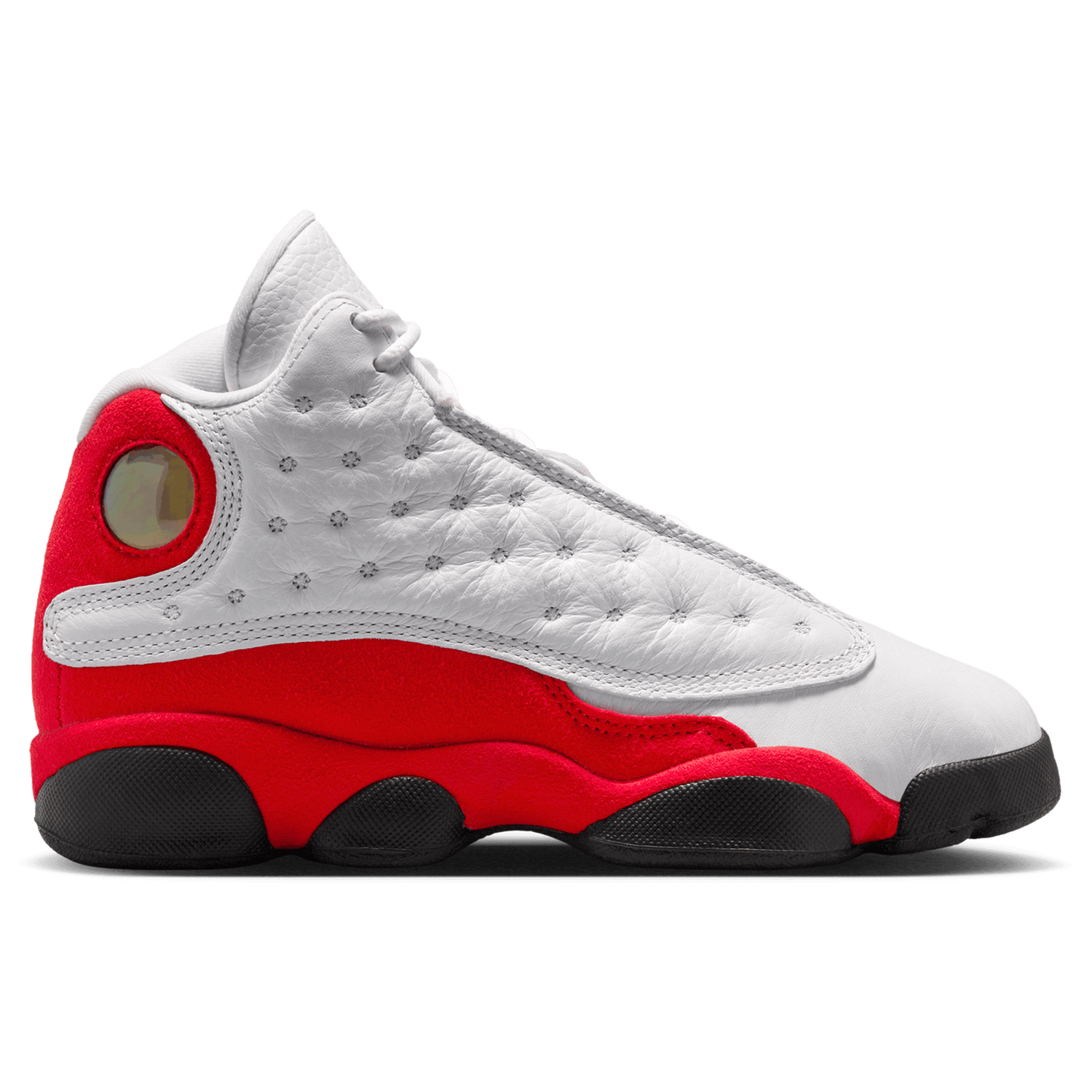Jordan Retro 13 - Boys' Grade School - White/Black/True Red