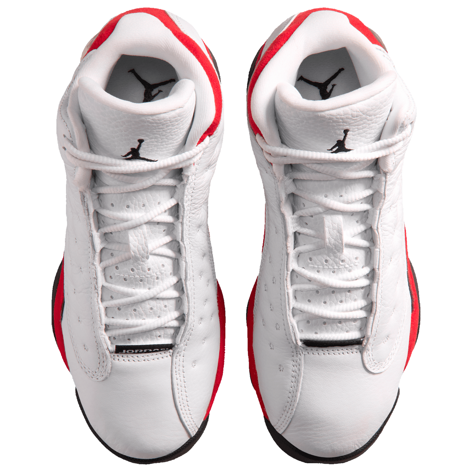 Jordan Retro 13 - Boys' Grade School - White/Black/True Red