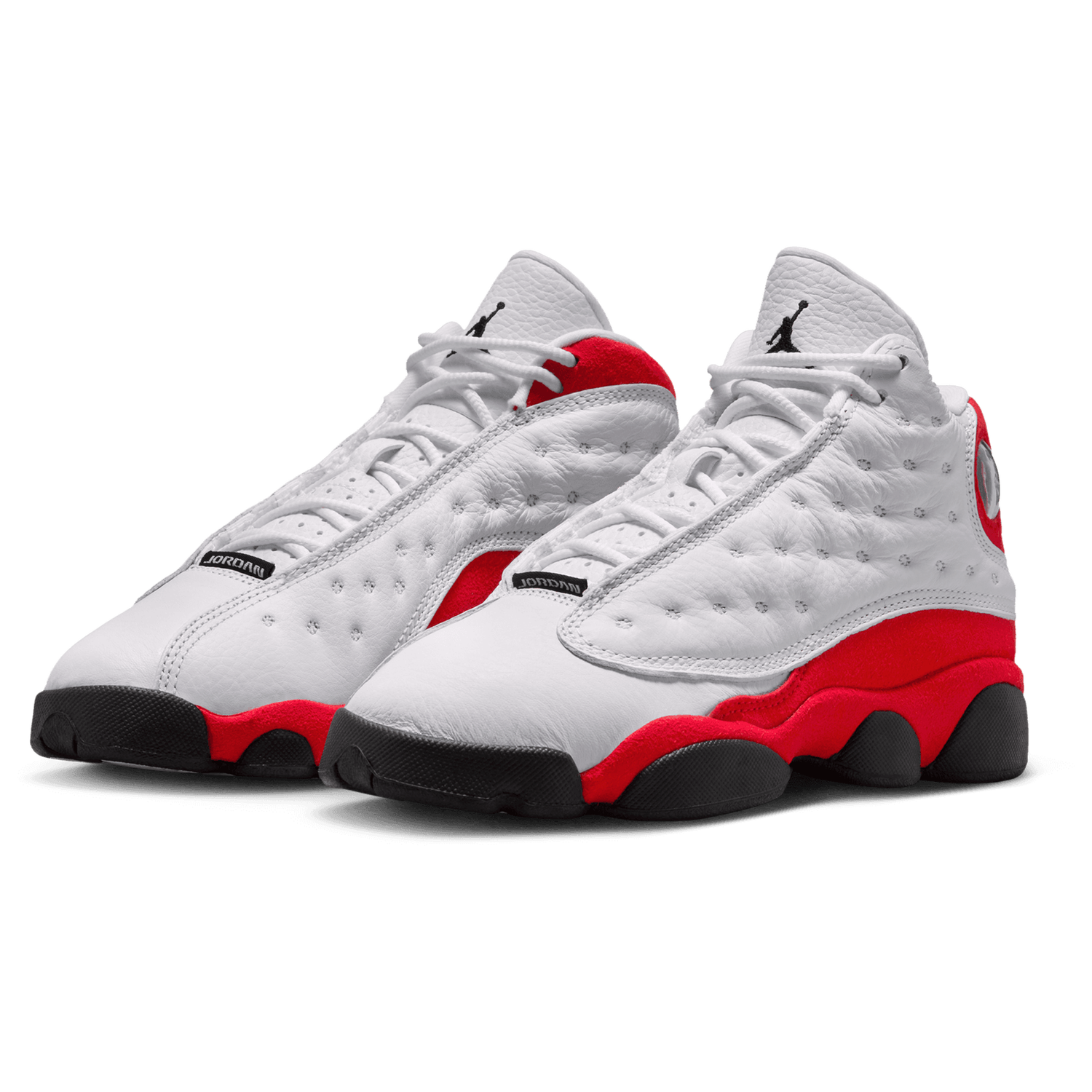 Jordan Retro 13 - Boys' Grade School - White/Black/True Red