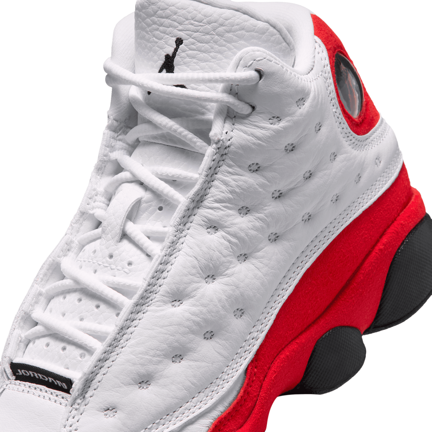 Jordan Retro 13 - Boys' Grade School - White/Black/True Red