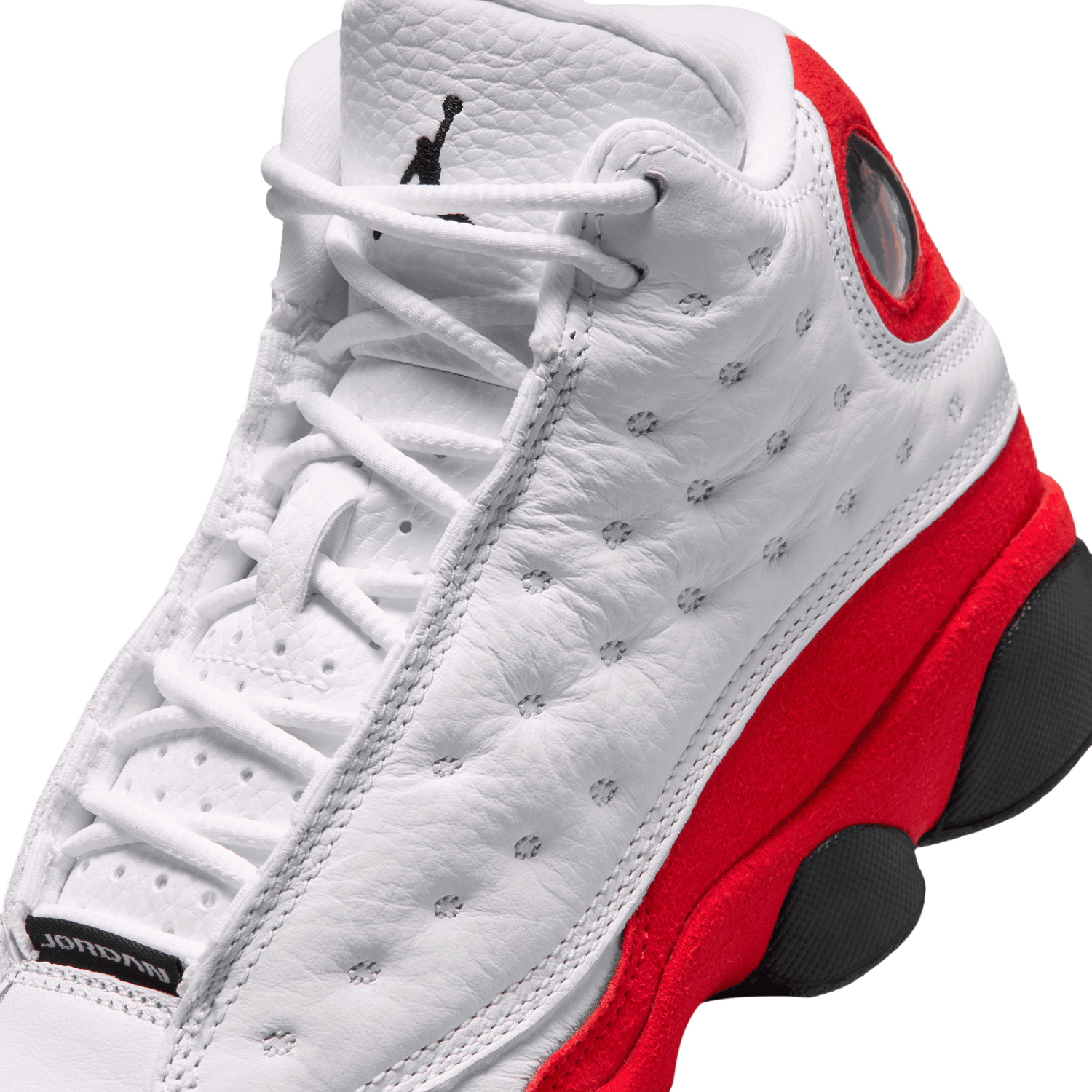 Jordan Retro 13 - Boys' Grade School - White/Black/True Red
