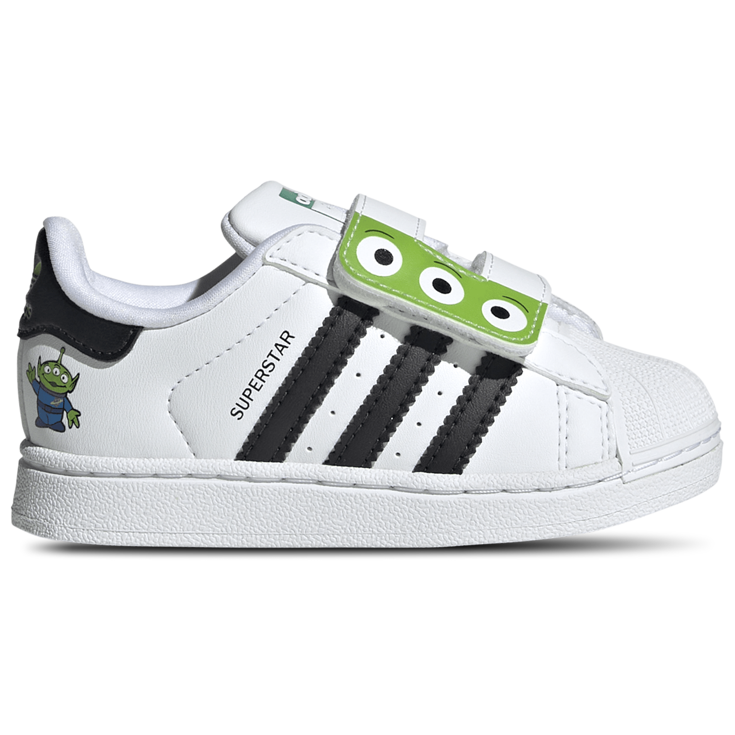 adidas Originals Superstar - Boys' Toddler - Semi Solar Green/Black/White