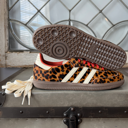 adidas Samba OG Red Leopard Women's