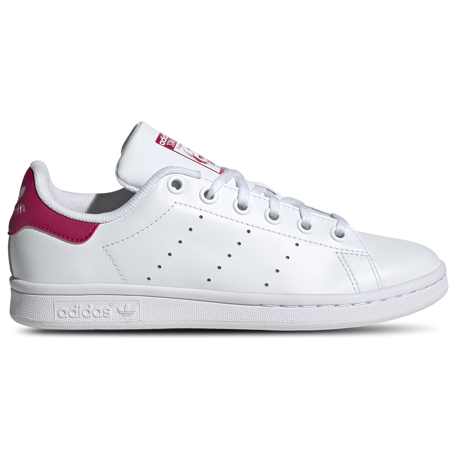 adidas Originals Stan Smith - Boys' Grade School - White/White/Bold Pink