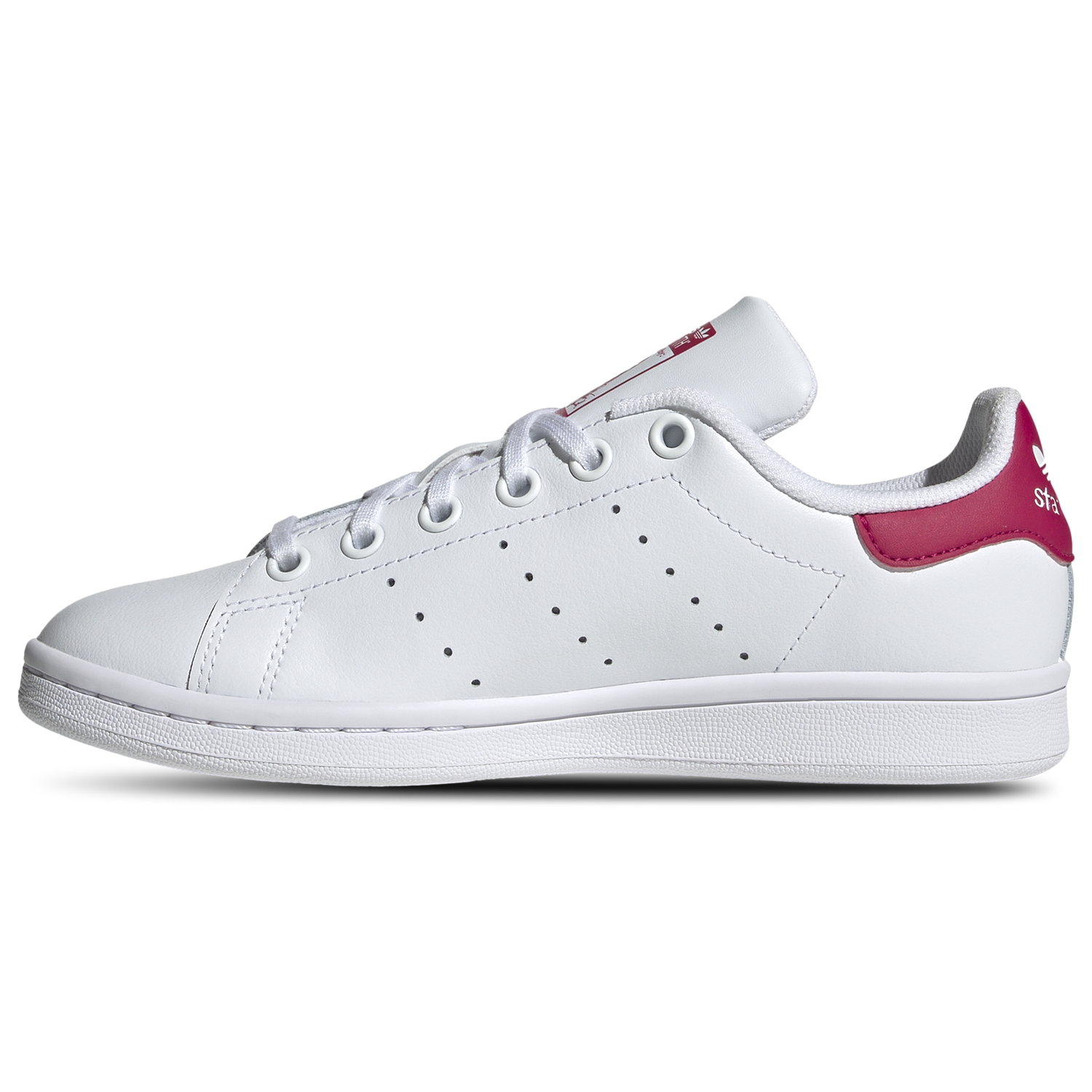 adidas Originals Stan Smith - Boys' Grade School - White/White/Bold Pink