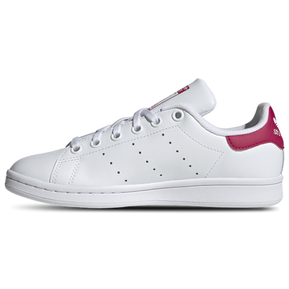 adidas Originals Stan Smith - Boys' Grade School - White/White/Bold Pink