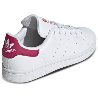 adidas Originals Stan Smith - Boys' Grade School - White/White/Bold Pink