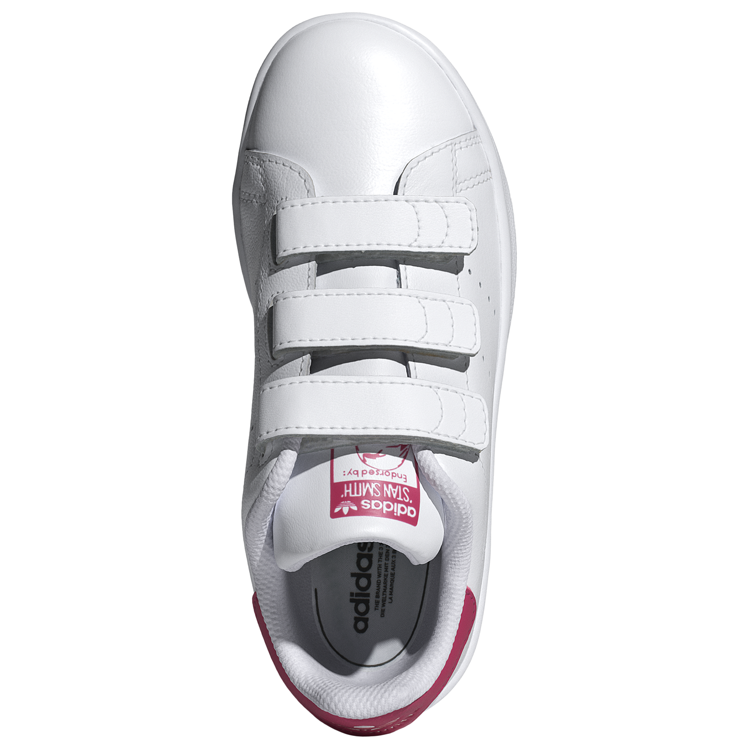 adidas Originals Stan Smith - Boys' Preschool - White/Bold Pink/White