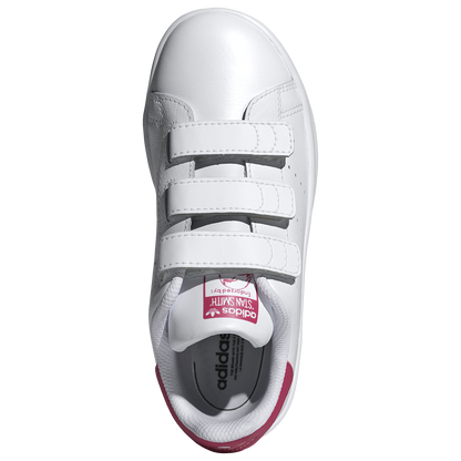 adidas Originals Stan Smith - Boys' Preschool - White/Bold Pink/White
