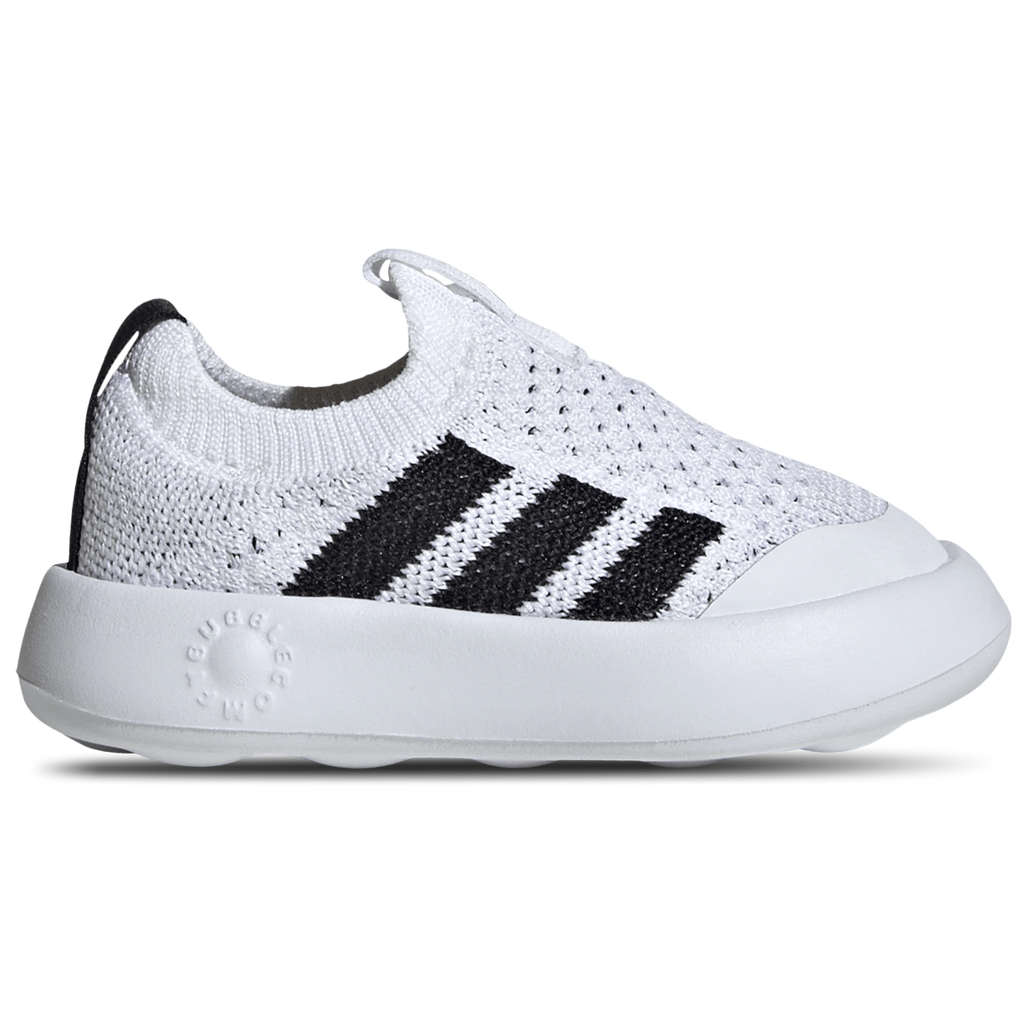 adidas Bubble Comfy I - Boys' Toddler - White/Core Black/White