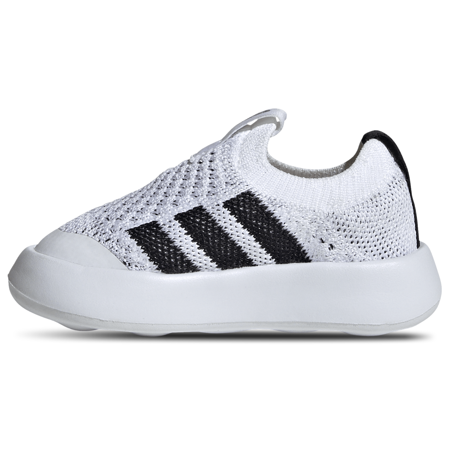 adidas Bubble Comfy I - Boys' Toddler - White/Core Black/White