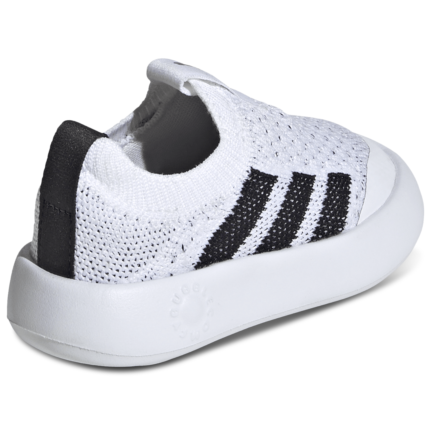 adidas Bubble Comfy I - Boys' Toddler - White/Core Black/White