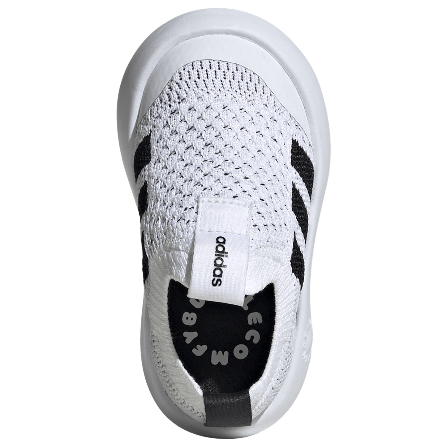 adidas Bubble Comfy I - Boys' Toddler - White/Core Black/White