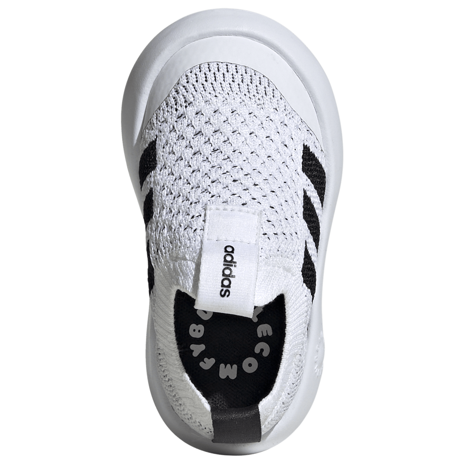 adidas Bubble Comfy I - Boys' Toddler - White/Core Black/White
