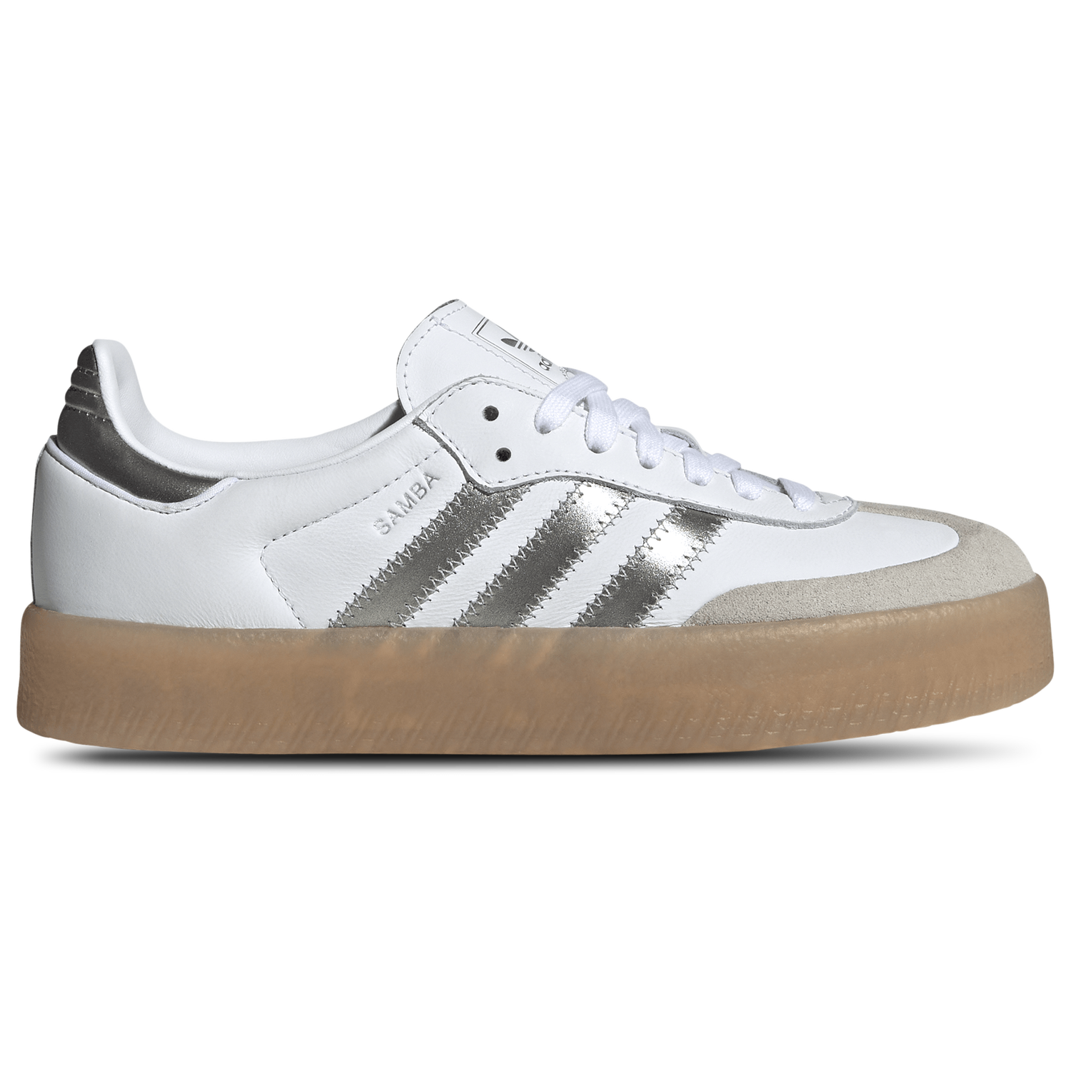adidas Originals Sambae - Women's - White/Silver Metallic